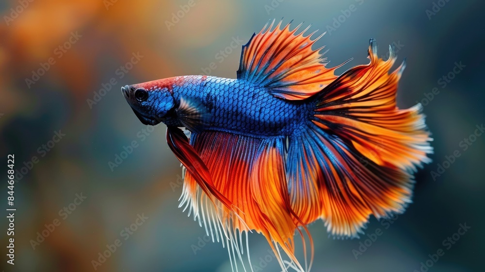 Colorful Beauty of Betta splendens Fish Colorful Beauty of Betta splendens Fish