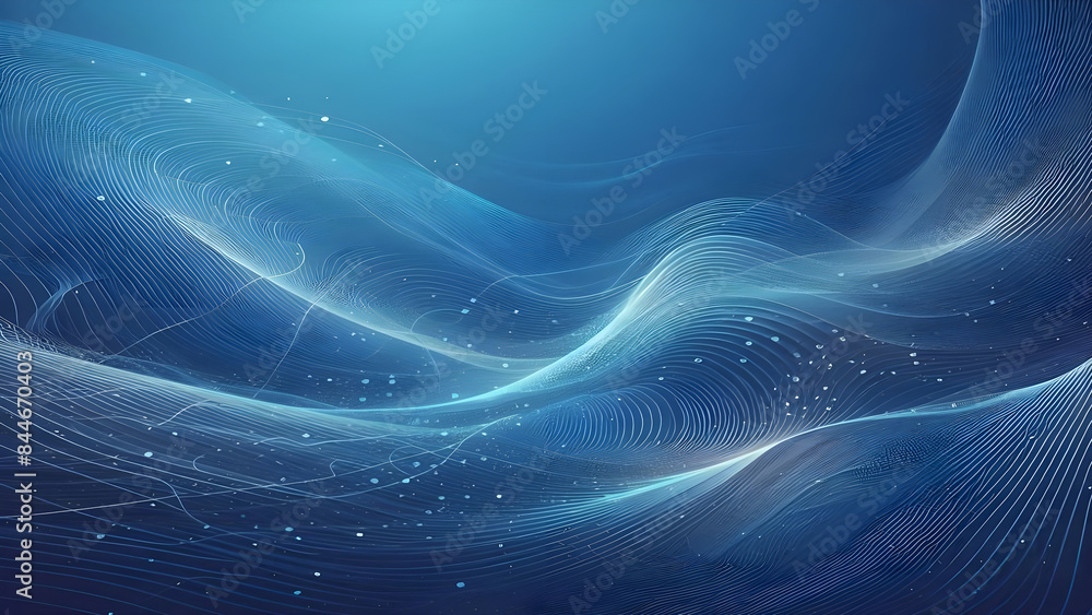 Abstract background a blue wavy lines in a blue background Abstract background a blue wavy lines in a blue background