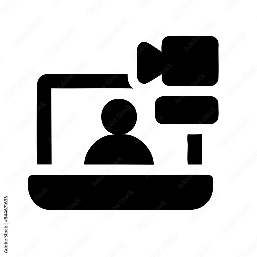 video call as a single simple icon logo vector illustration isolated on transparent background video call as a single simple icon logo vector illustration isolated on transparent background