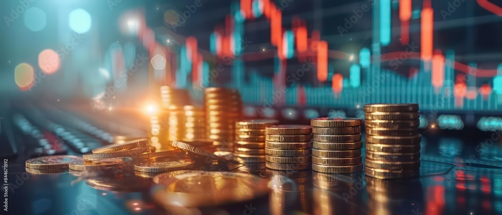 Money management, budgeting, and investing come to life through double exposure, where charts and graphs symbolize the strategic allocation and growth of financial resources Money management, budgeting, and investing come to life through double exposure, where charts and graphs symbolize the strategic allocation and growth of financial resources