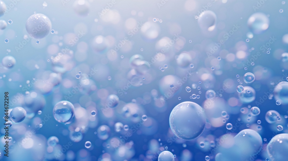 A calming and ethereal backdrop, featuring a soft gradient of blues transitioning from a deep indigo to a light sky blue. Floating orbs of varying sizes, each emitting a gentle, luminous glow, create A calming and ethereal backdrop, featuring a soft gradient of blues transitioning from a deep indigo to a light sky blue. Floating orbs of varying sizes, each emitting a gentle, luminous glow, create