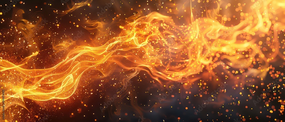 golden flames twist and explode with dazzling intensity, creating a mesmerizing display of fiery brilliance golden flames twist and explode with dazzling intensity, creating a mesmerizing display of fiery brilliance