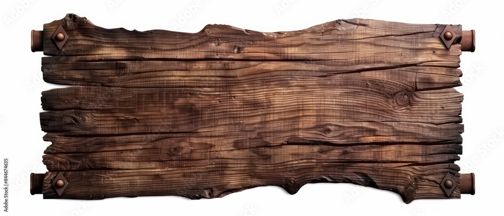 Naklejka premium rectangular wooden with rounded corners and straight edges highlights natural grain patterns in either dark brown or light blonde wood