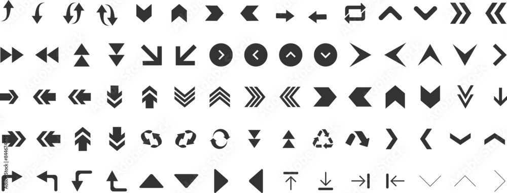 Set of Black arrows isolated on white background. heading, lines, flyer, direction, multi directions. Set of Black arrows isolated on white background. heading, lines, flyer, direction, multi directions.