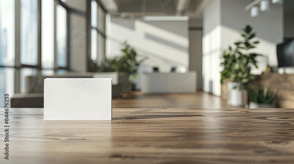 Minimalist stationery mockup on a wooden desk, with a bright office background and lots of room for text Minimalist stationery mockup on a wooden desk, with a bright office background and lots of room for text