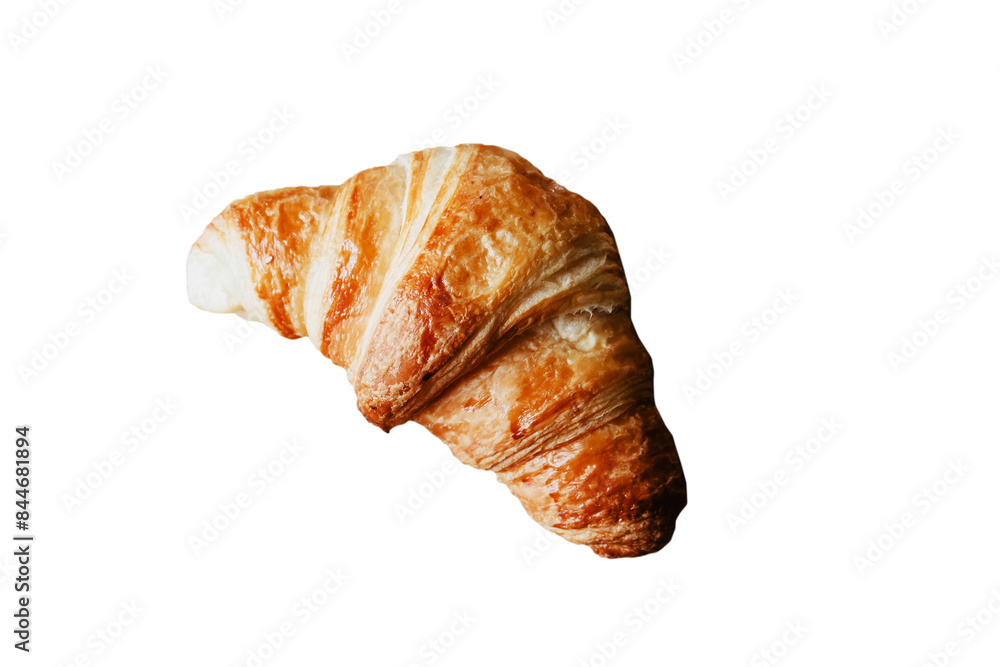 Croissant isolated on white background. Freshly Baked Croissant on Wooden Table. Close-Up View of Flaky Pastry. Croissant. Croissant from above Croissant isolated on white background. Freshly Baked Croissant on Wooden Table. Close-Up View of Flaky Pastry. Croissant. Croissant from above