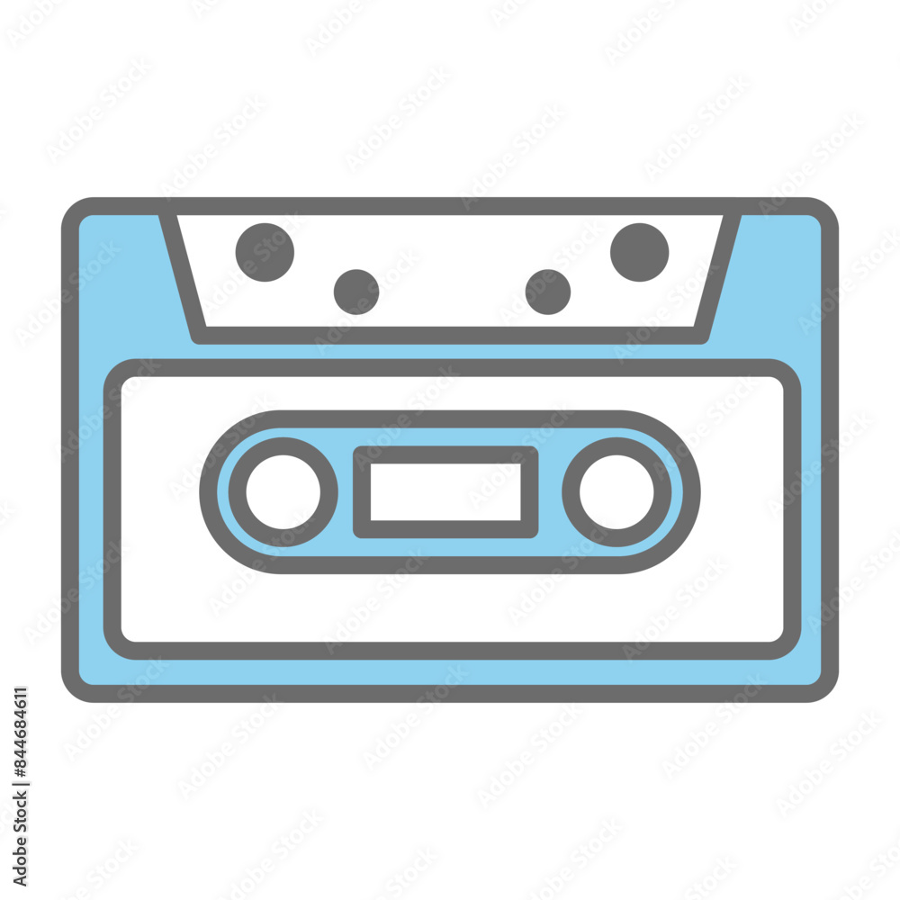 Cassette Recorder Icon Vector Design Template Cassette Recorder Icon Vector Design Template