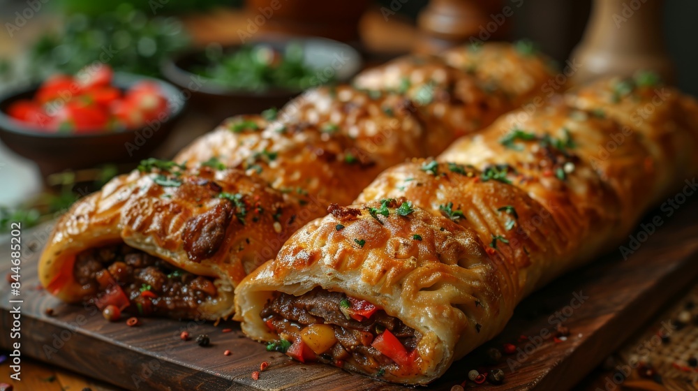 Juicy Shredded Meat-Filled Fried Pastel Juicy Shredded Meat-Filled Fried Pastel