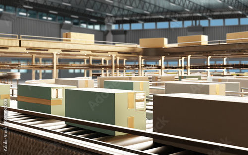 Production line in factory....