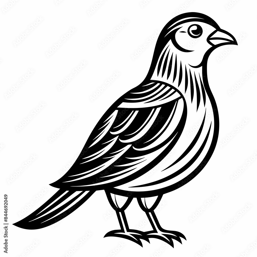 Fototapeta premium illustration of a bird