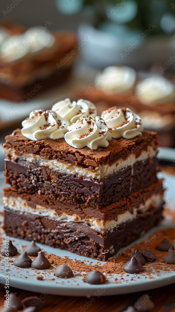 chocolate cake with nuts and chocolate chocolate cake with nuts and chocolate