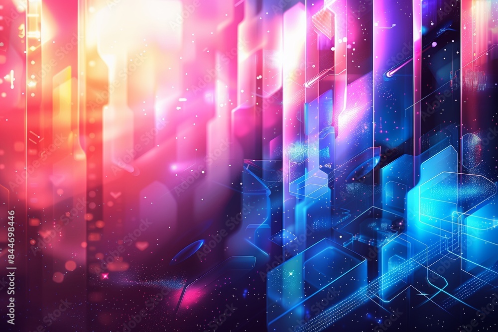 Technology abstract line background