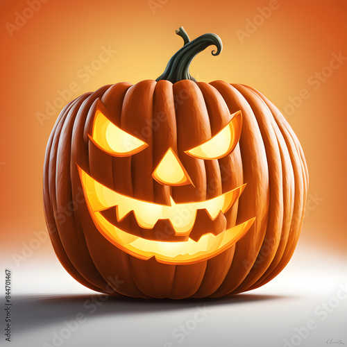 Halloween pumpkin background, terrifying atmosphere, holiday celebration, banners and background, photo