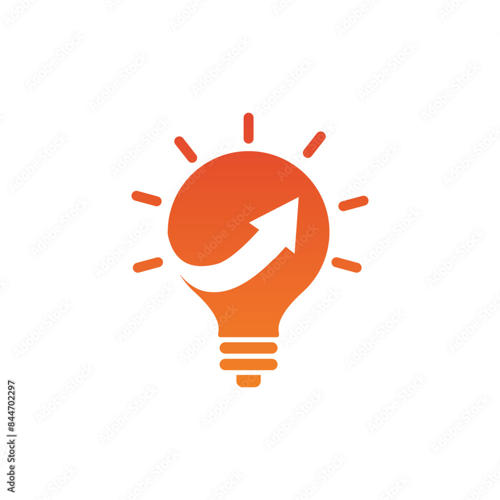 light on and increases logo vector light on and increases logo vector