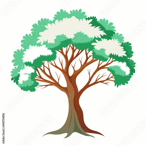 Tree Vector Illustration Icon