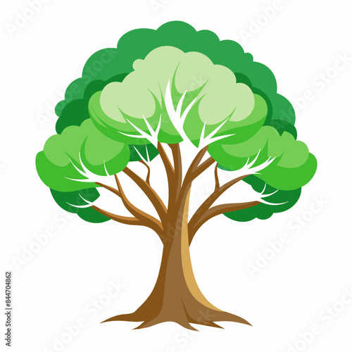 Tree Vector Illustration Icon