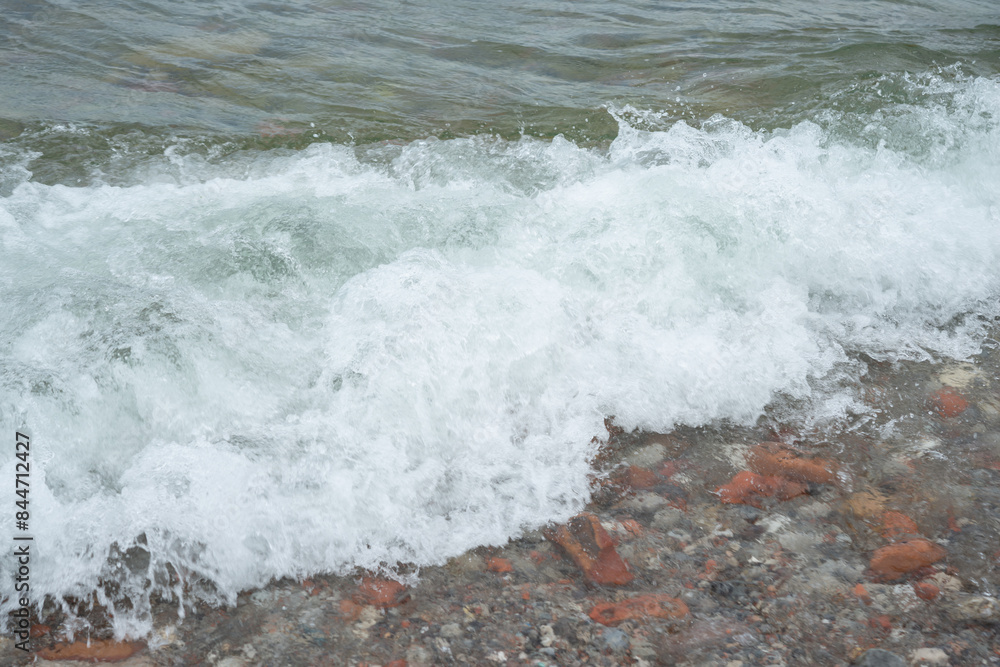 Obraz premium waves on the beach