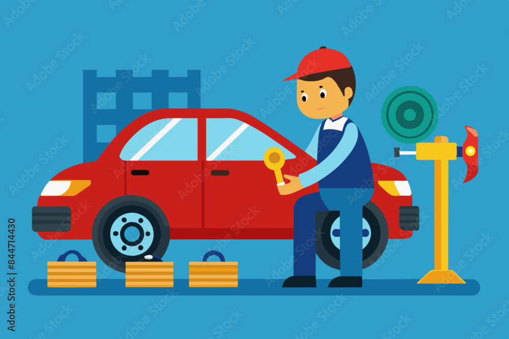 mechanic vector illustration mechanic vector illustration