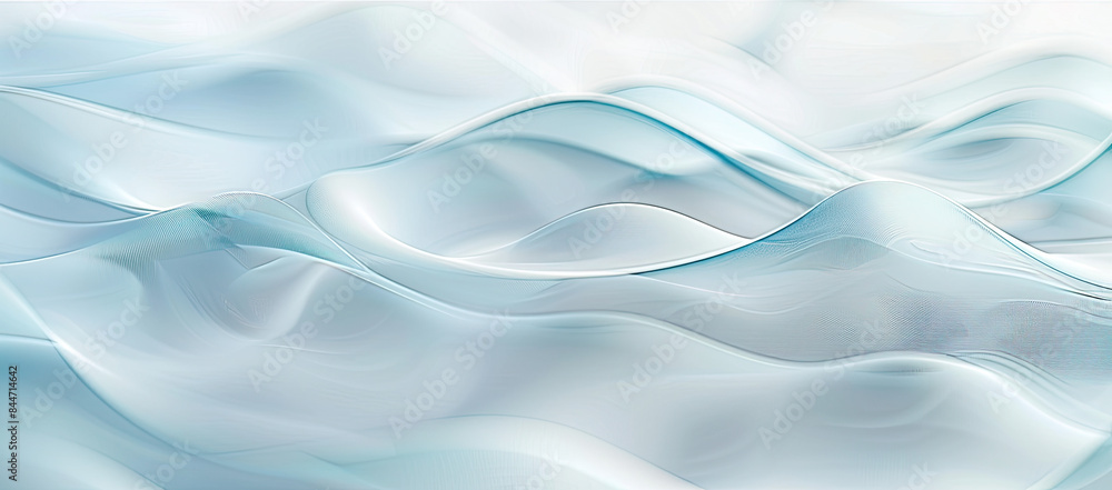 Soft Light Blue Flowing Wave Texture Background Soft Light Blue Flowing Wave Texture Background