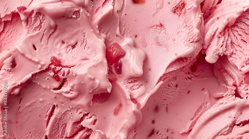 closeup view of strawberry ice cream surface. gelato ice cream background pattern closeup view of strawberry ice cream surface. gelato ice cream background pattern