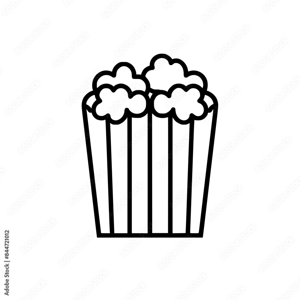 Popcorn icon, pop icon, bucket icon, cinema icon, corn icon, snack icon, box icon, entertainment icon, graphic icon, pictogram icon, marketing icon, popcorn, food, snack, box, movie, icon, isolated, w Popcorn icon, pop icon, bucket icon, cinema icon, corn icon, snack icon, box icon, entertainment icon, graphic icon, pictogram icon, marketing icon, popcorn, food, snack, box, movie, icon, isolated, w
