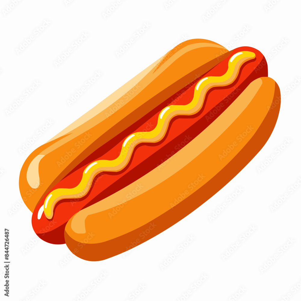 hot dog with mustard hot dog with mustard