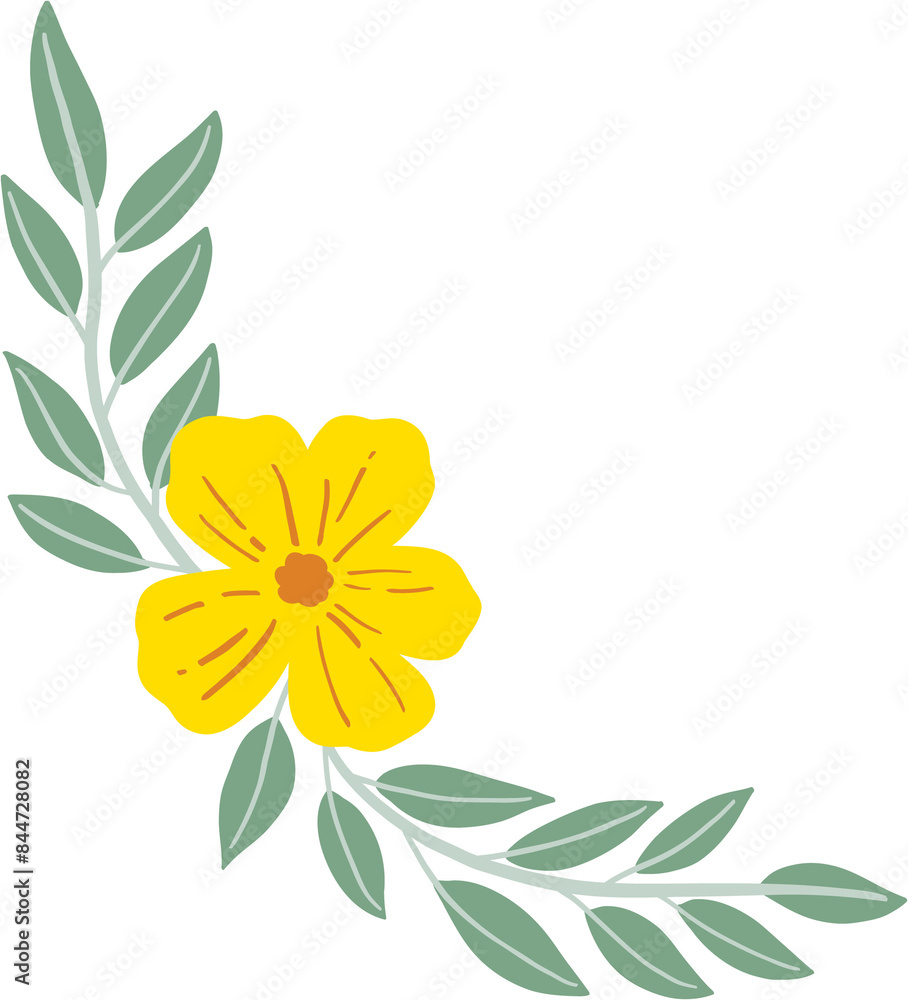 Wreath of floral and flower illustration. Wreath of floral and flower illustration.