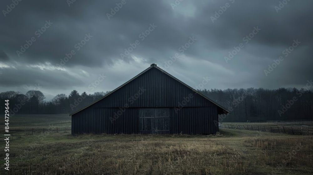 Serene And Peaceful Modern House On A Deserted Field Serene And Peaceful Modern House On A Deserted Field