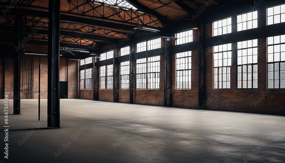 Industrial Loft Style Warehouse Interior Background, High-Resolution Digital Download, Urban Photography Industrial Loft Style Warehouse Interior Background, High-Resolution Digital Download, Urban Photography