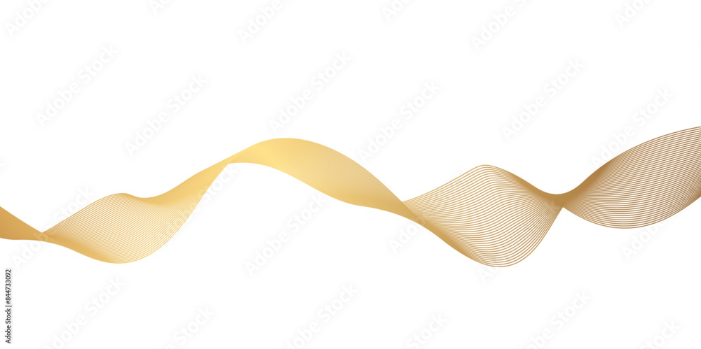 Fototapeta premium Dynamic sound flowing motion curve lines. Digital future technology concept. Abstract technology particles lines mesh background. Technology modern business wave line banner background.