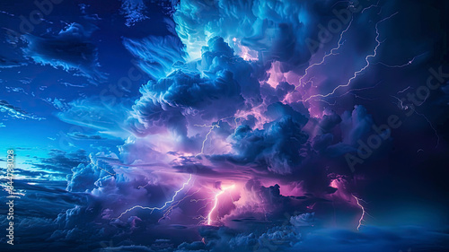 lightning in the night  stormy lightnig in the dark  lightning background  storm in the dark