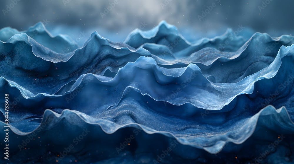 Surreal Sea Waves: An Artistic Abstract Ocean Background Surreal Sea Waves: An Artistic Abstract Ocean Background