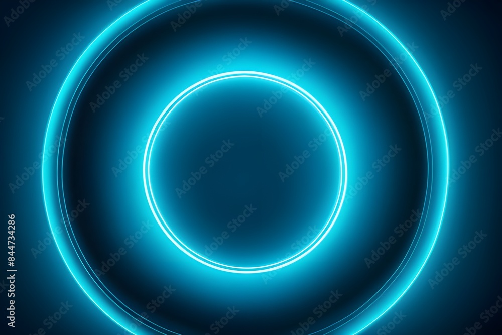 circular neon glow circular neon glow