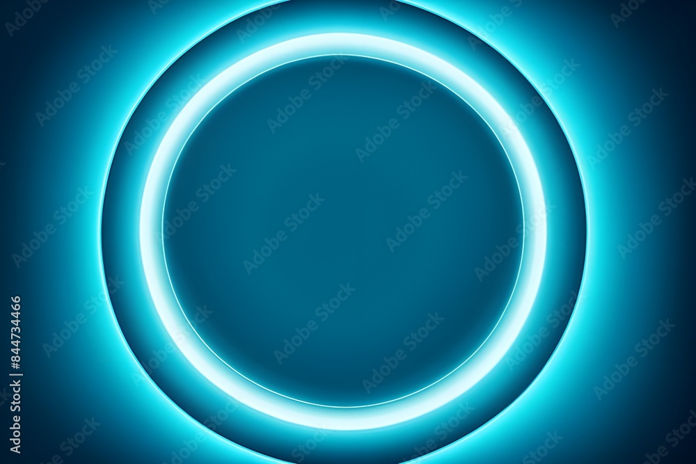 circular neon glow circular neon glow
