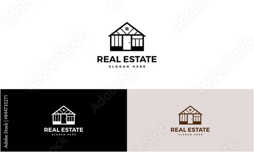 House Home Real Estate Logo Vector Template
