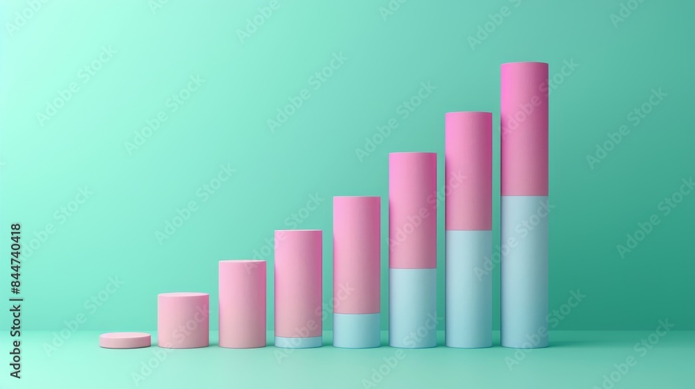 A series of colorful blocks arranged in a line A series of colorful blocks arranged in a line