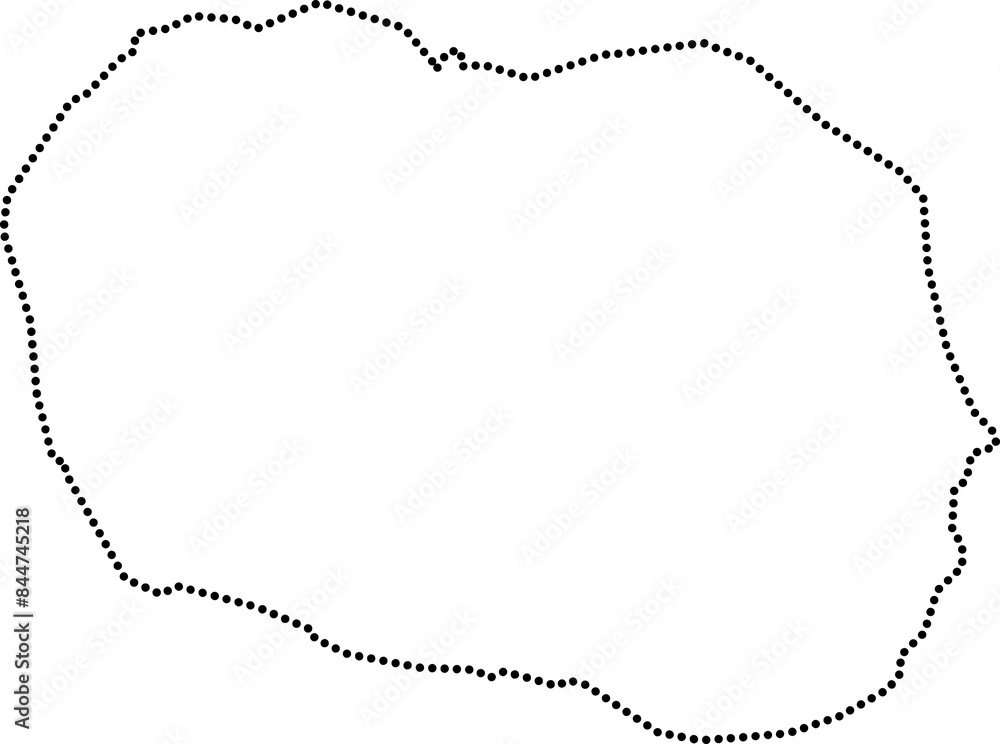 dot line drawing of cook island map. dot line drawing of cook island map.