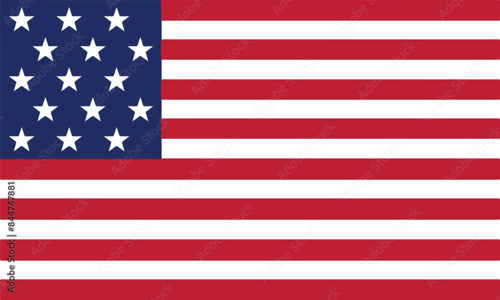 Naklejka premium American Flag USA FLAG