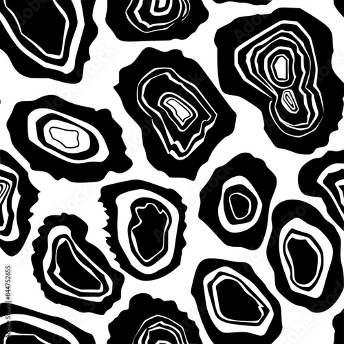 Geode Pfloral seamless pattern, pattern, flower pattern, geometric pattern, diagonal pattern, floral, flower, seamless, design, ornament, vector, decoration, art, wallpapattern, Seamless Geode Pattern