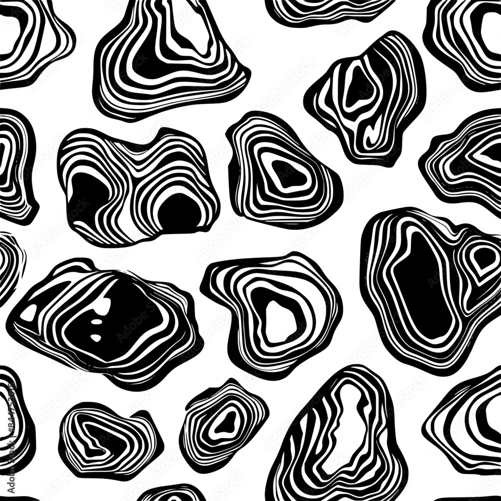 Geode Pattern, Seamless Geode Pattern Geode Pattern, Seamless Geode Pattern
