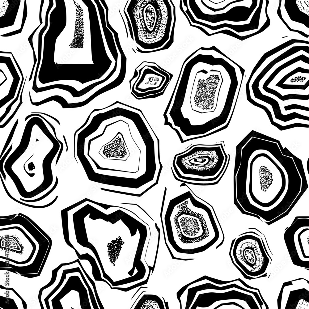 Geode Pattern, Seamless Geode Pattern Geode Pattern, Seamless Geode Pattern