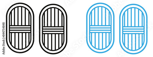 Snowshoeing Icon Perfect for Winter Sports and Outdoor Activities