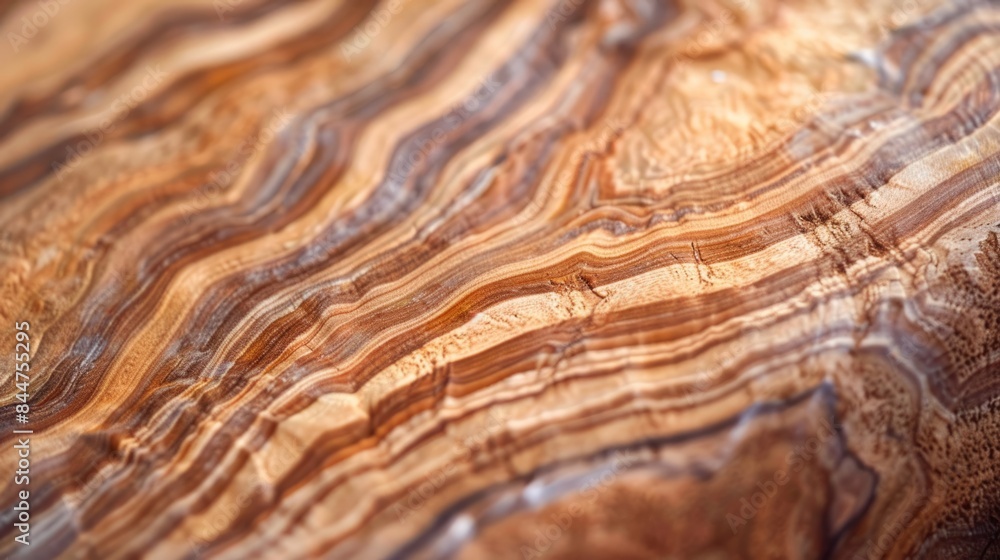 Naklejka premium closeup of counter wood texture generative ai