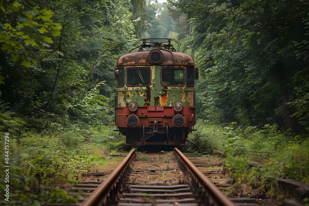 Naklejka premium Old train