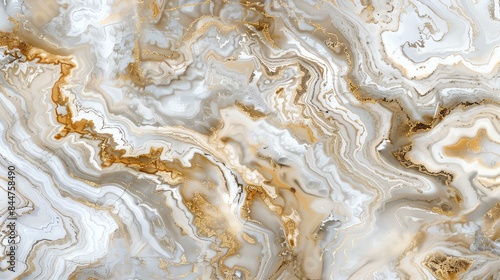 Natural marble texture with golden veins. The marble has a white background with light gray and gold veins.