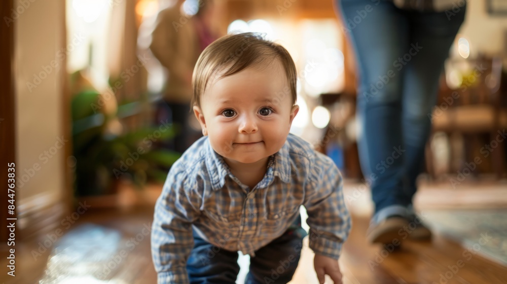 baby exploring the house generative ai baby exploring the house generative ai