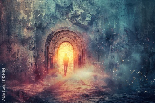 Time Traveler's Portal: Discovering Mystical Dimensions in an Ancient Castle