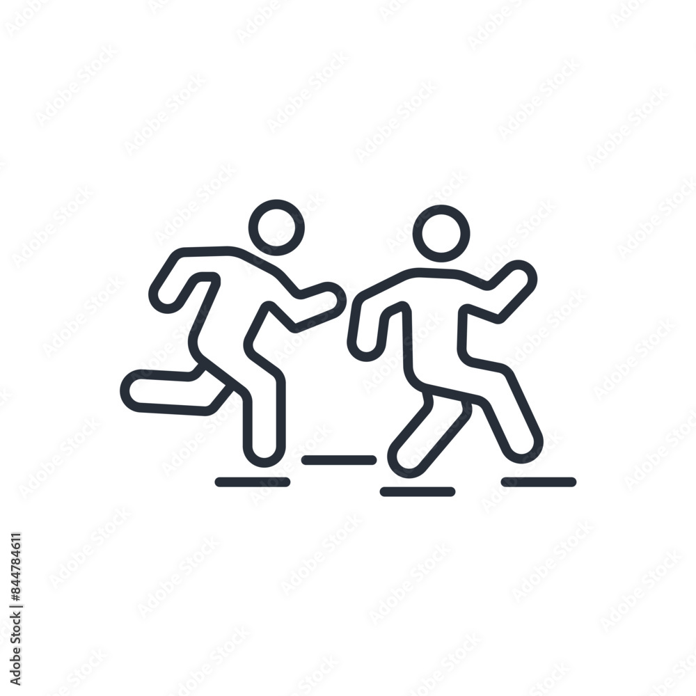 run icon. vector.Editable stroke.linear style sign for use web design,logo.Symbol illustration. run icon. vector.Editable stroke.linear style sign for use web design,logo.Symbol illustration.