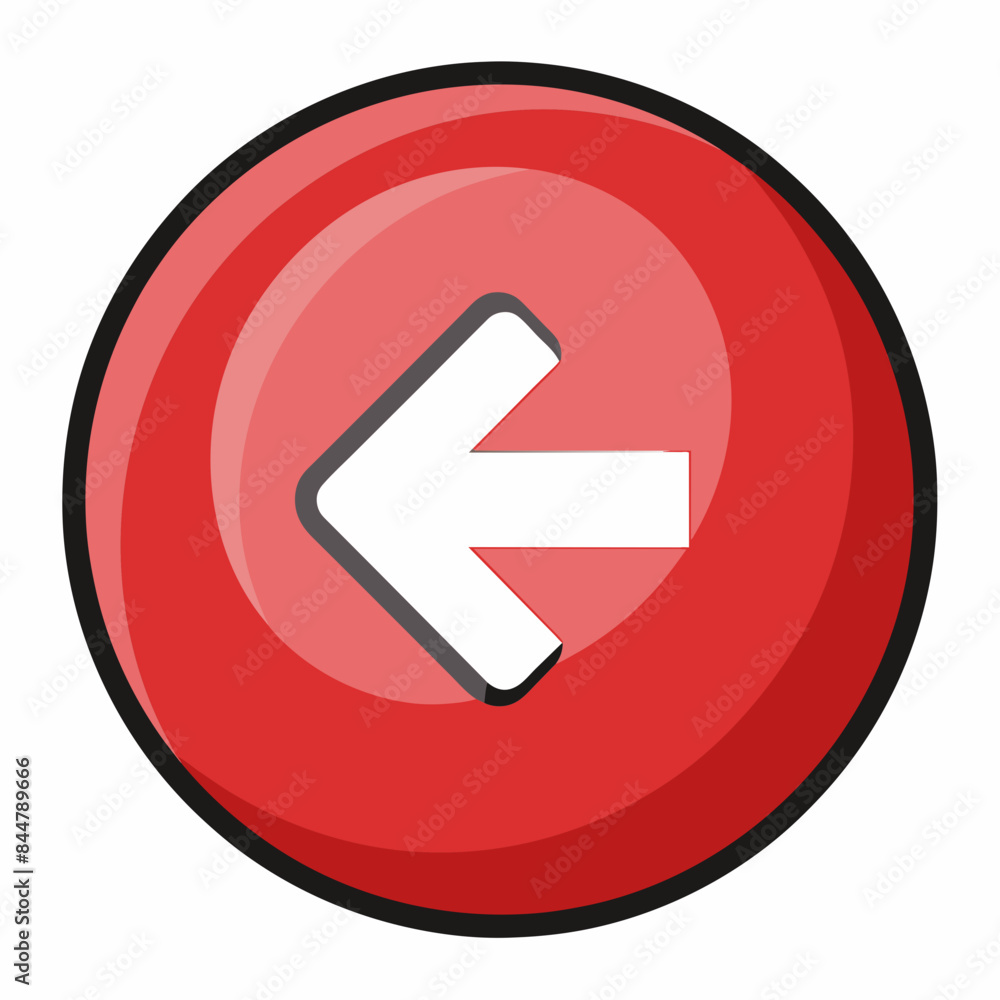 Arrow button icon vector illustration Arrow button icon vector illustration