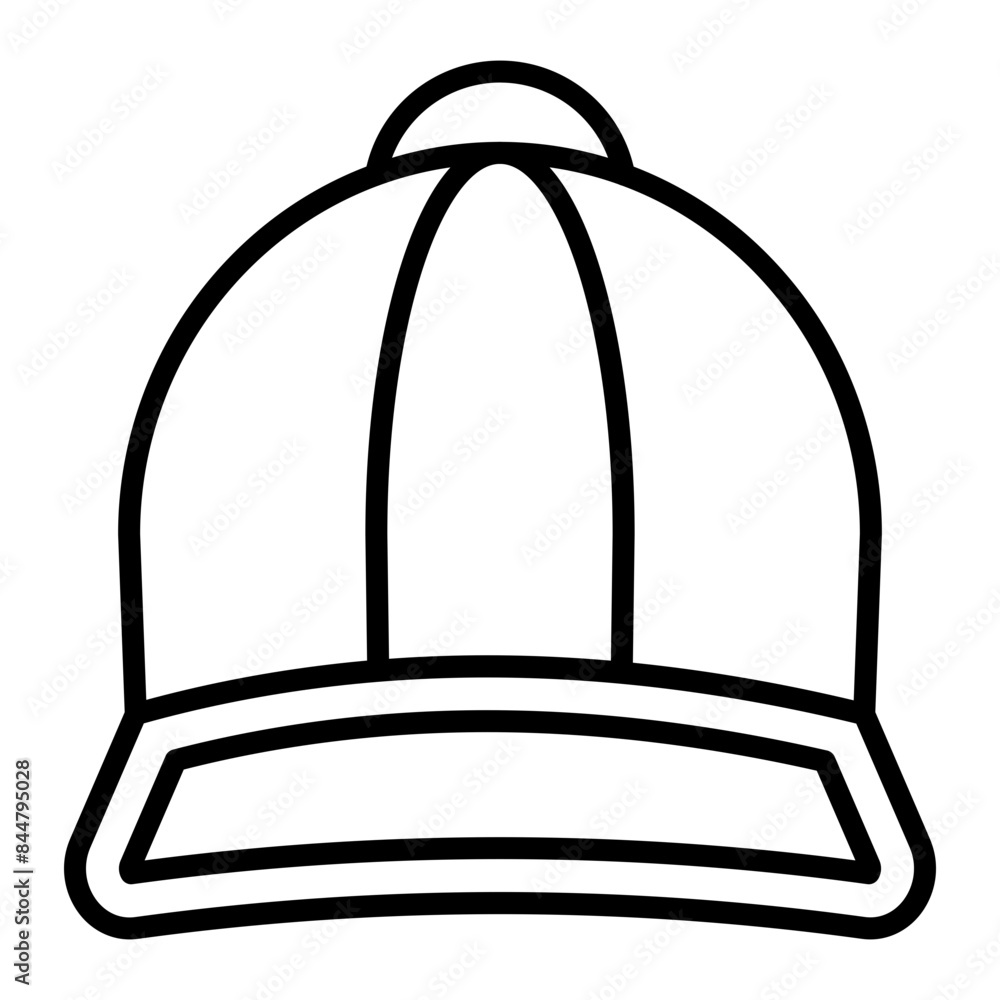 Cap Vector Line Icon Cap Vector Line Icon